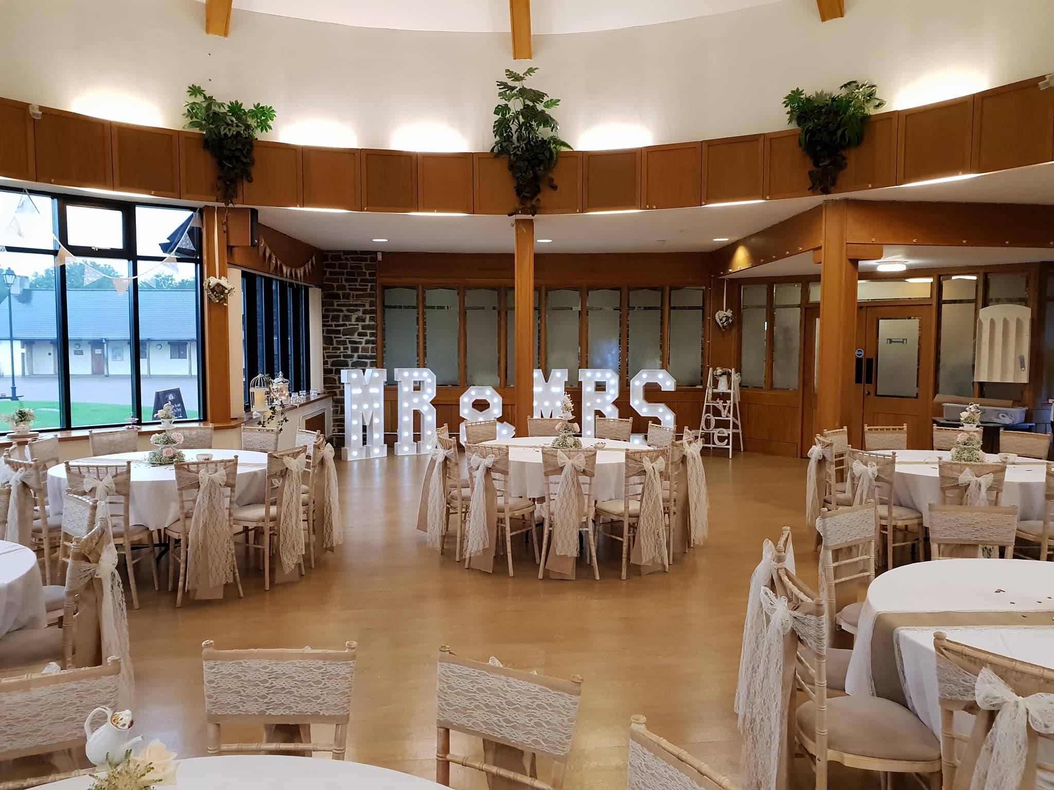 Wedding ceremony setup